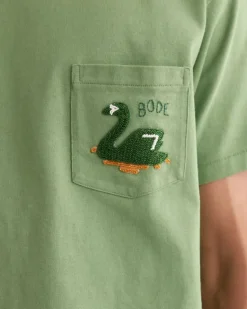 Men BODE Swan Pocket Tee