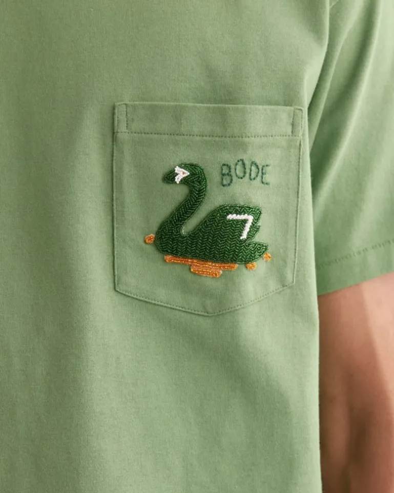 Men BODE Swan Pocket Tee