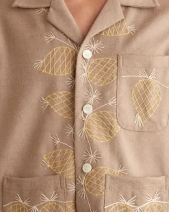 Men BODE Sweet Pine Long Sleeve Shirt