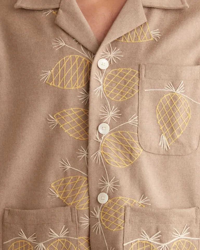 Men BODE Sweet Pine Long Sleeve Shirt