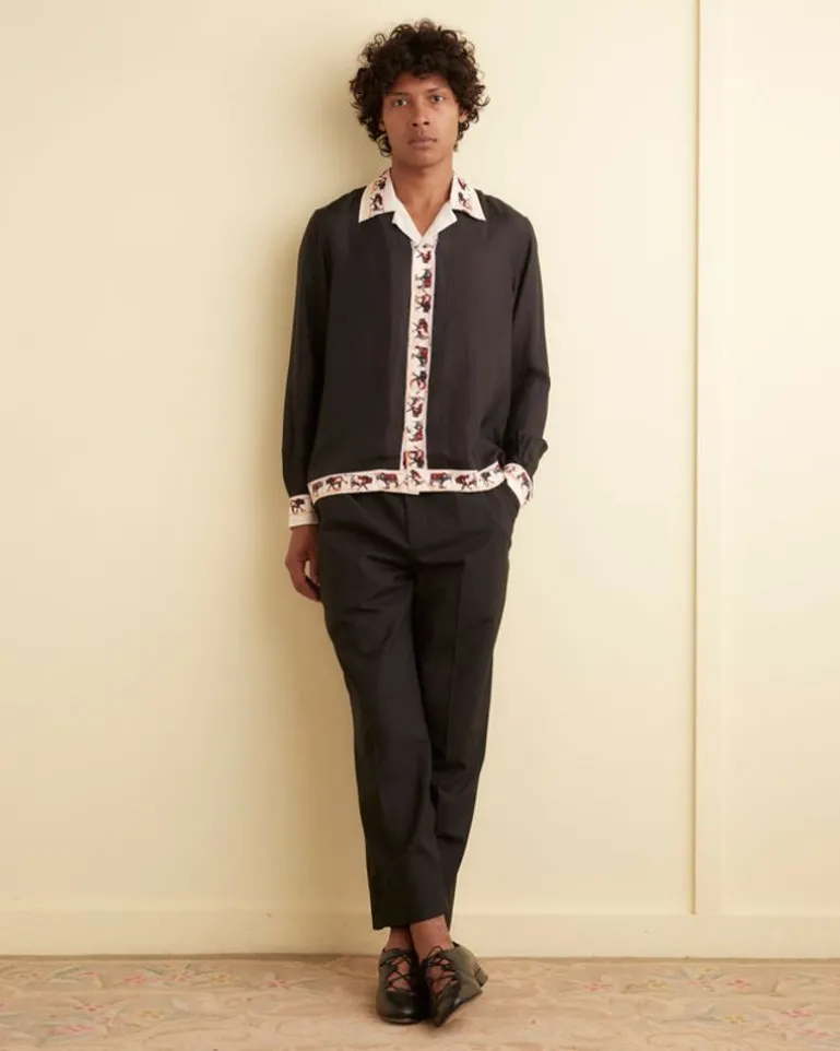 Men BODE Taureau Long Sleeve Shirt