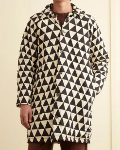 Men BODE Thousand Pyramids Quilt Jacket