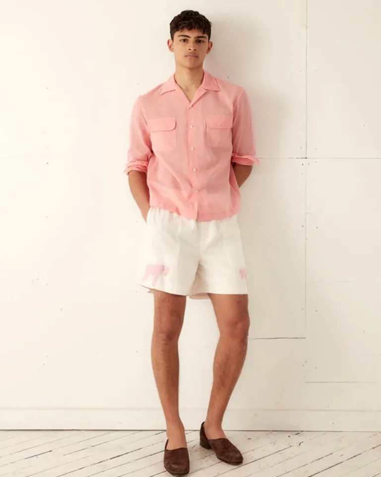 Men BODE Tiny Zoo Shorts