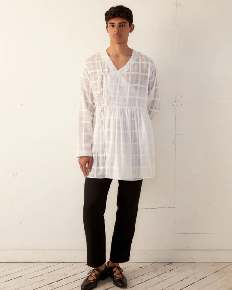 Men BODE Tonal Plaid Jama Tunic