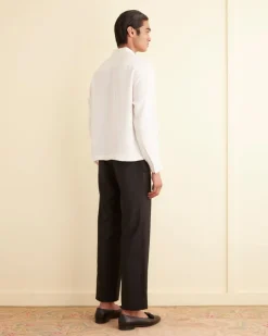 Men BODE Trillium Long Sleeve Shirt