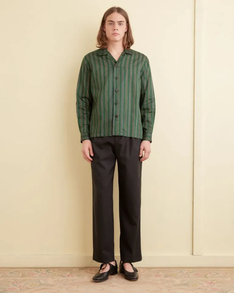 Men BODE Tropical Wool Double-Button Trousers