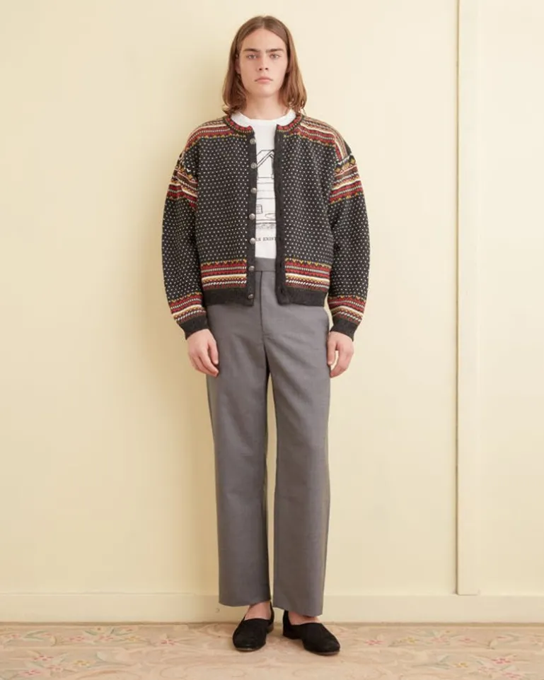 Men BODE Tropical Wool Side-Buckle Trousers