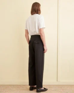 Men BODE Tropical Wool Side-Buckle Trousers