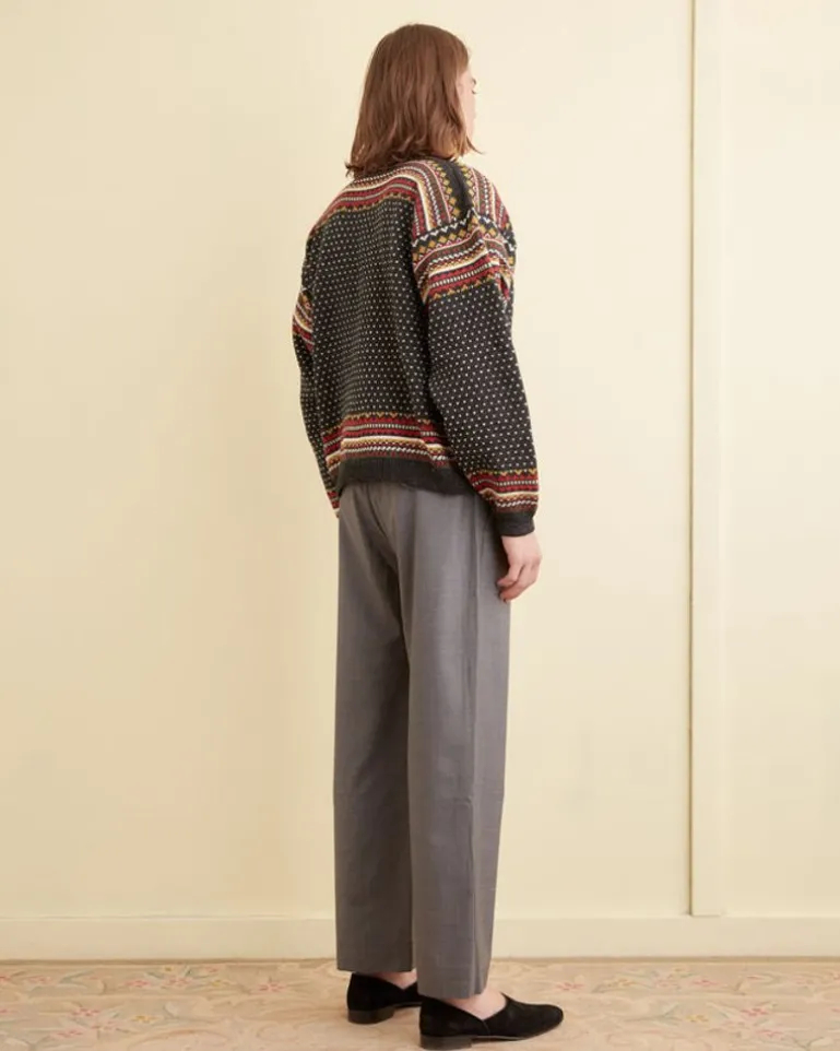 Men BODE Tropical Wool Side-Buckle Trousers