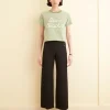 Women BODE Truro Stripe Cropped Tee