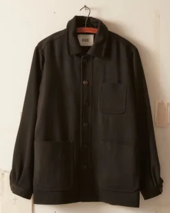 Men BODE Twill Franck Jacket - Black