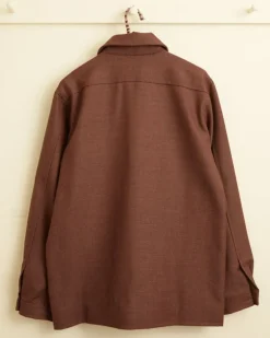 Men BODE Twill Franck Jacket - Brown
