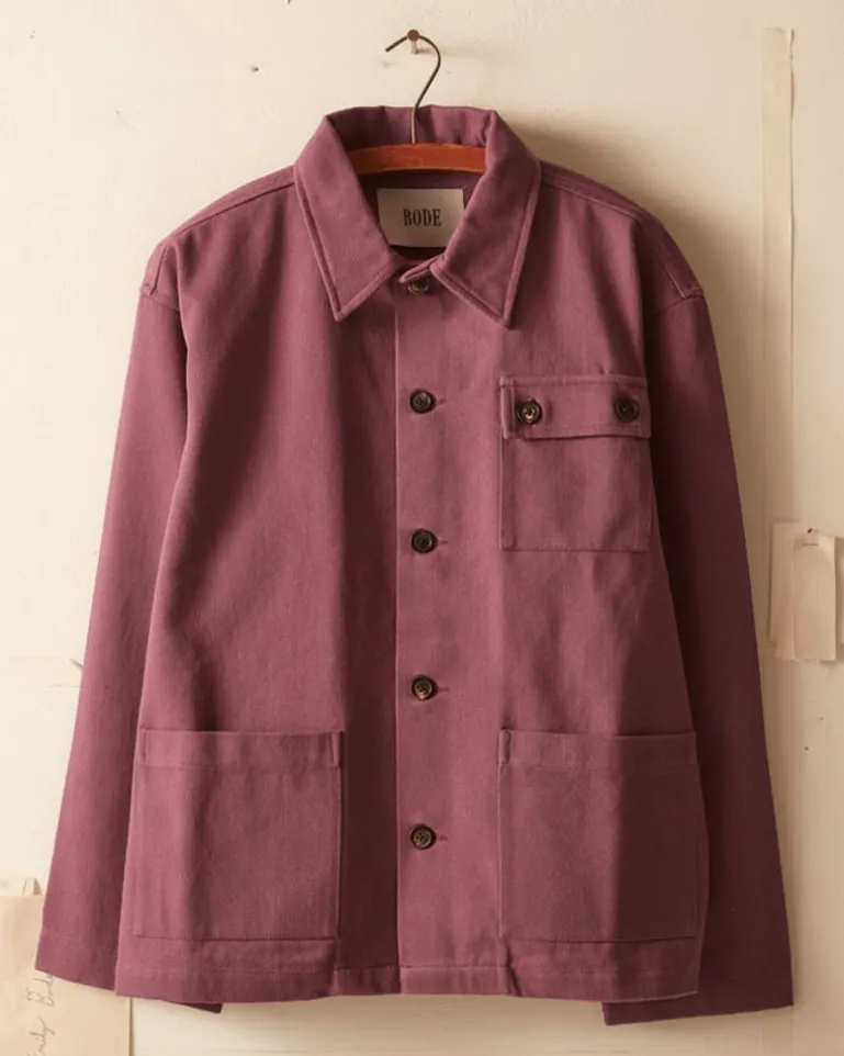 Men BODE Twill Standard Workwear Jacket