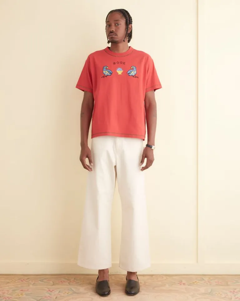 Men BODE Twin Parakeet Tee