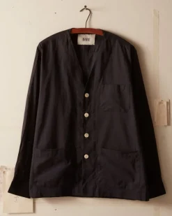 Men BODE Voile Roberto Shirt - Midnight