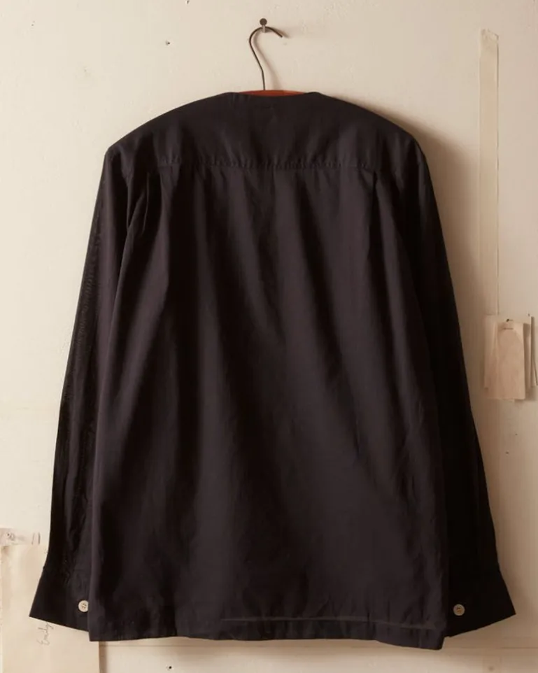 Men BODE Voile Roberto Shirt - Midnight