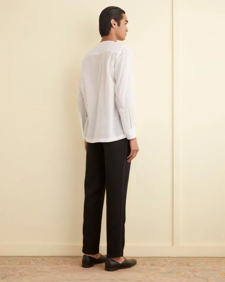 Men BODE Voile Roberto Shirt - White