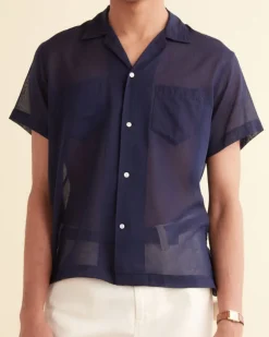 Men BODE Voile Short Sleeve Shirt