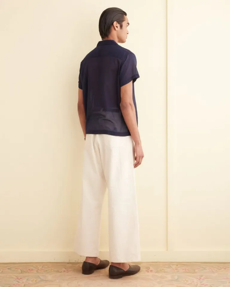 Men BODE Voile Short Sleeve Shirt