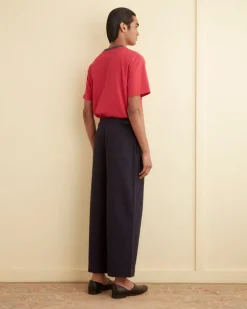 Men BODE Wide Leg Snap Trousers