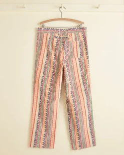 Men BODE Wildflower Stripe Trousers