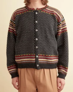 Men BODE Woodford Jacquard Cardigan