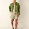 Men BODE Zig-Zag Hem Shorts - Mint